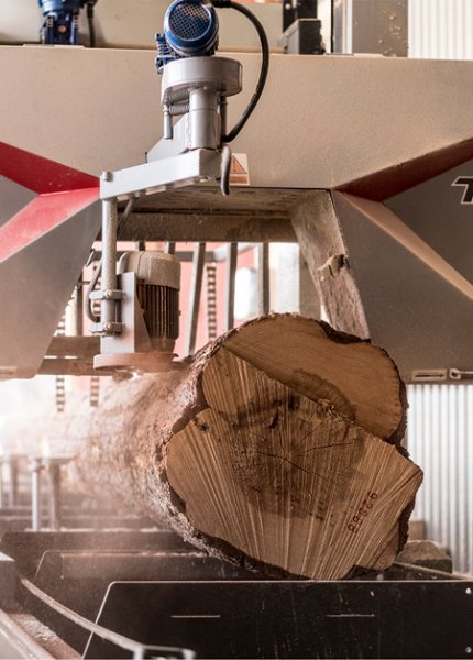 Sågning egen stock - Föllinge Golv